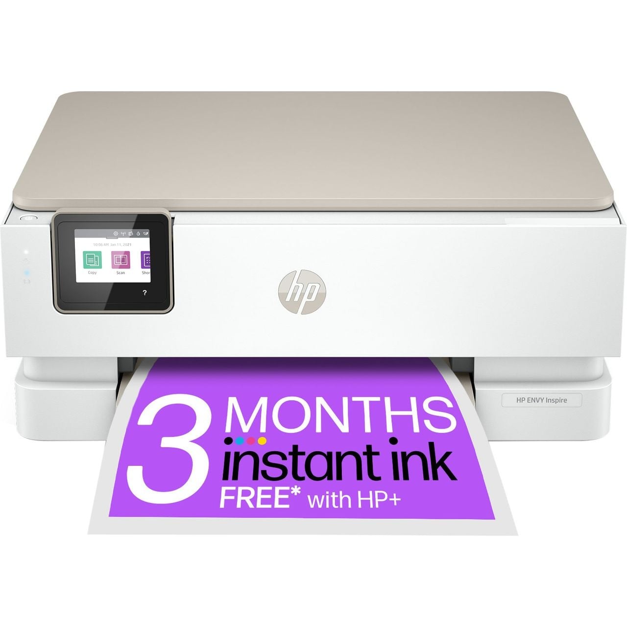 HP Envy Inspire 7220e Wireless Inkjet Printer Includes 3 months of Instant Ink with HP+ – White #403451