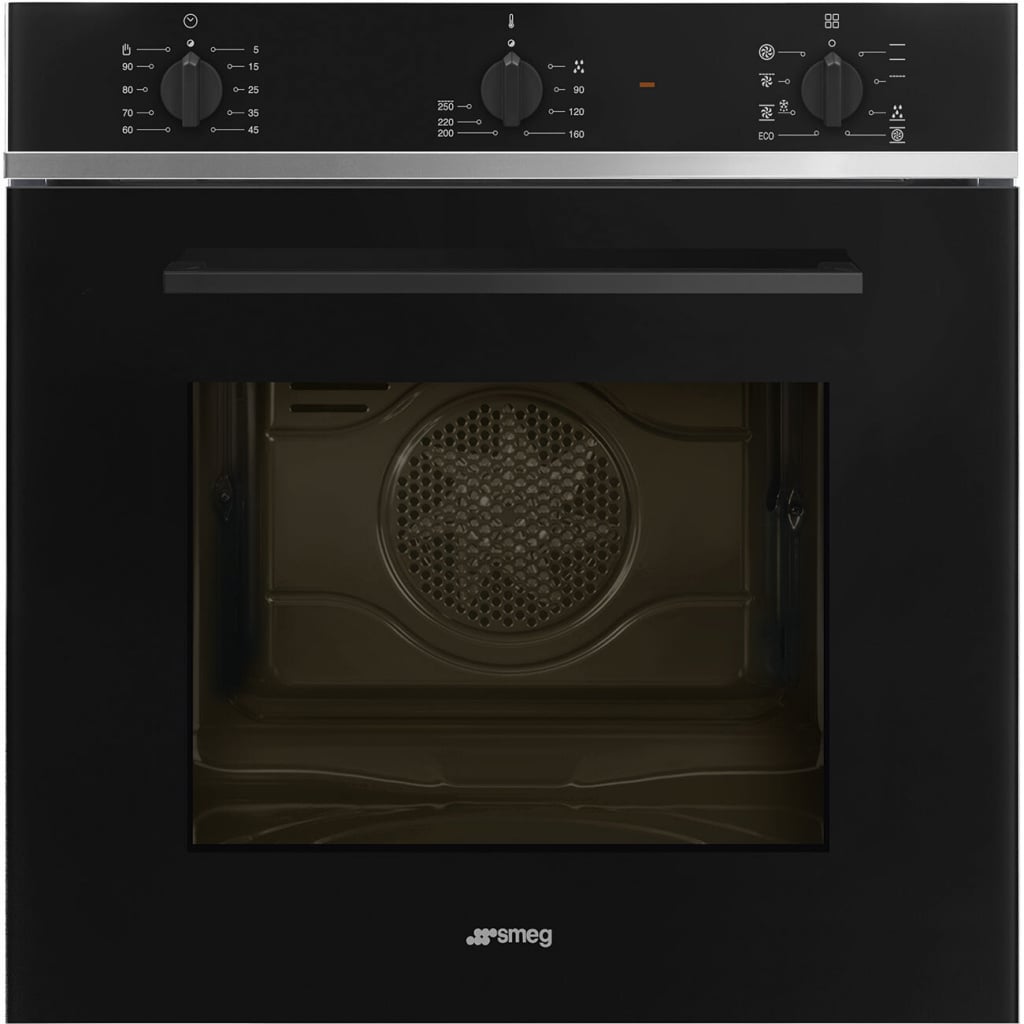 Smeg Cucina SF64M3TB Built In Electric Single Oven – Black – A Rated #403877