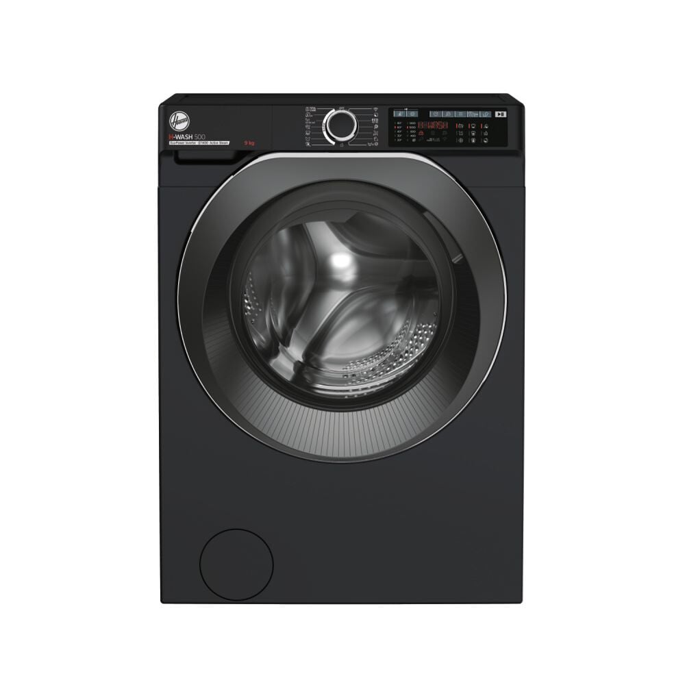 Hoover H-WASH 500 HW49AMBCB/1_BK Washing Machine 9kg WiFi Connected Washing Machine with 1400 rpm – Black – A Rated #398568
