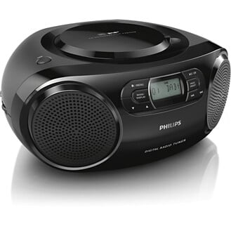 Philips AZB500/12 Digital Radio with DAB / DAB+ / FM Tuner and CD Player – Black #404393