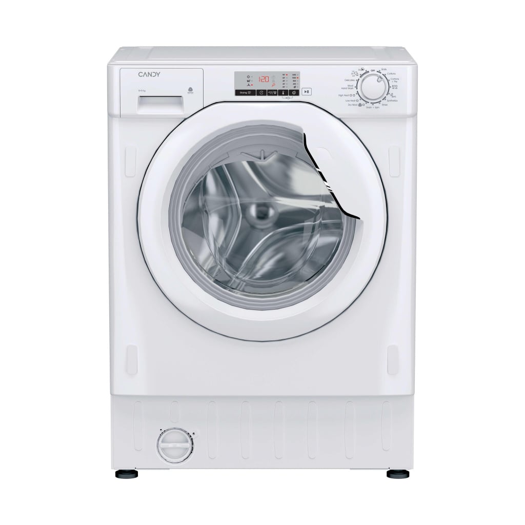 Candy Smart CBD 485D22-S Integrated 8Kg / 5Kg Washer Dryer with 1400 rpm – White – E Rated [Wash&Dry], D Rated [Wash Only] #405138
