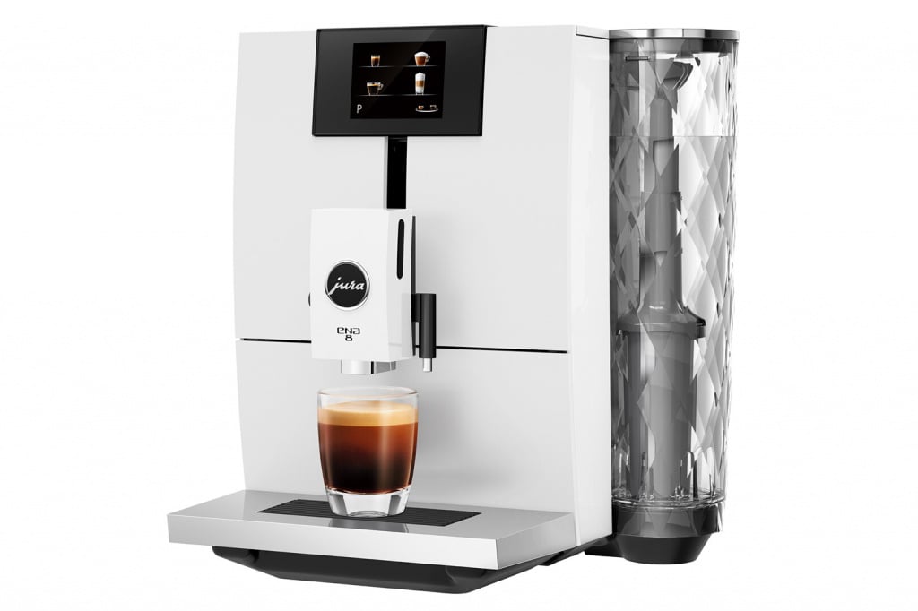 Jura ENA 8 15509 Wifi Connected Bean to Cup Coffee Machine – White #403728