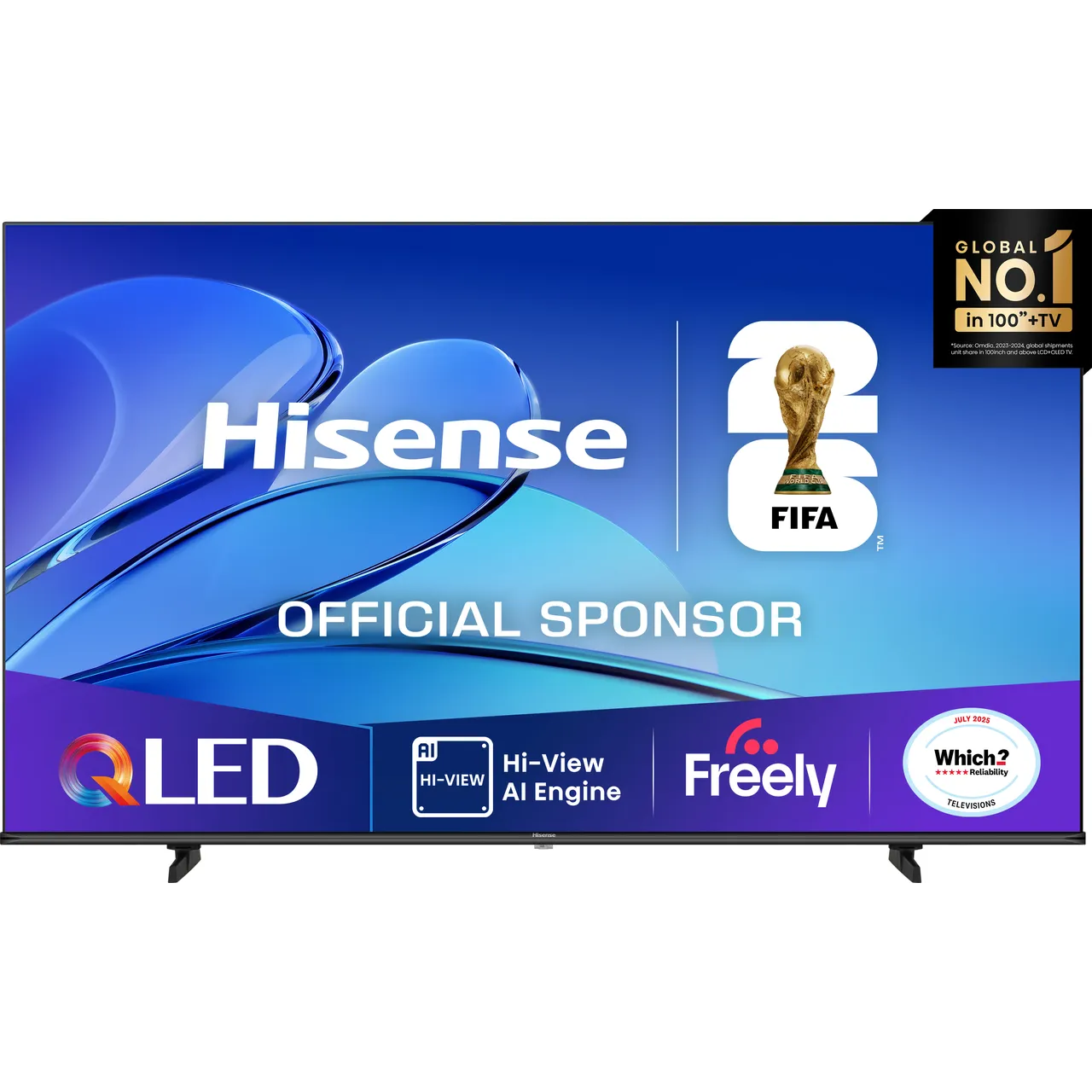 Hisense E7Q 75″ 4K Ultra HD QLED Smart Freely TV [2025] – 75E7QTUK #404310