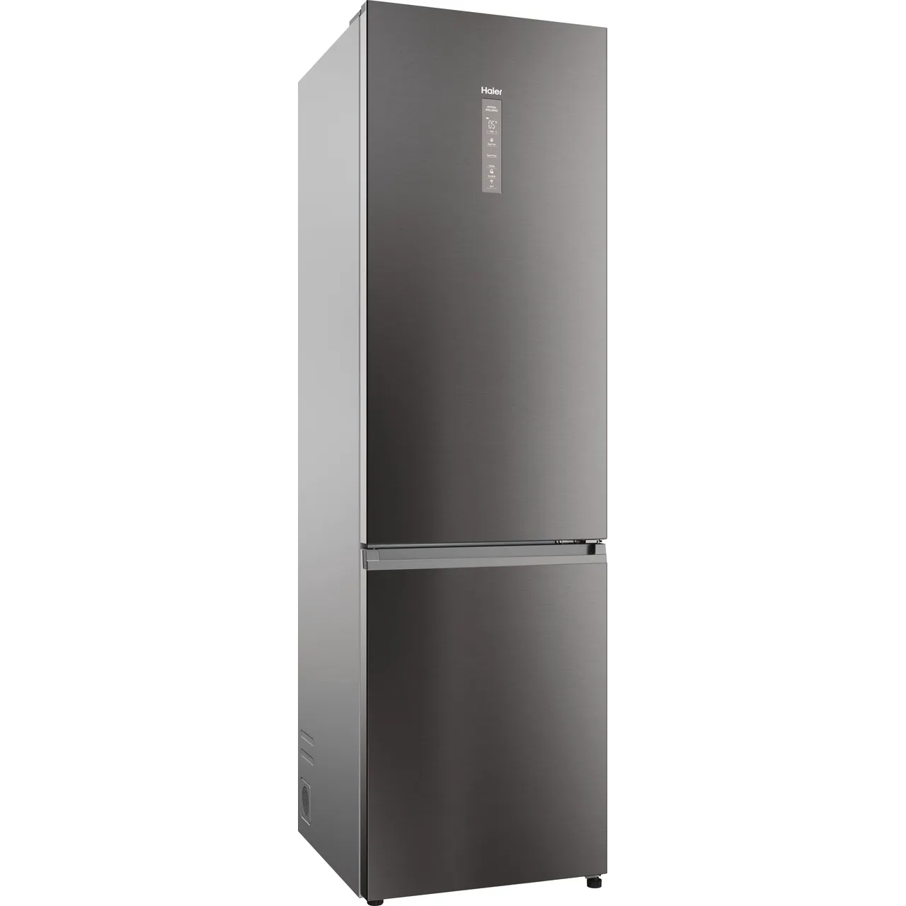 Haier HDPW5620ANPD Wifi Connected 205cm 70/30 No Frost Fridge Freezer – Dark Inox – A Rated #403757