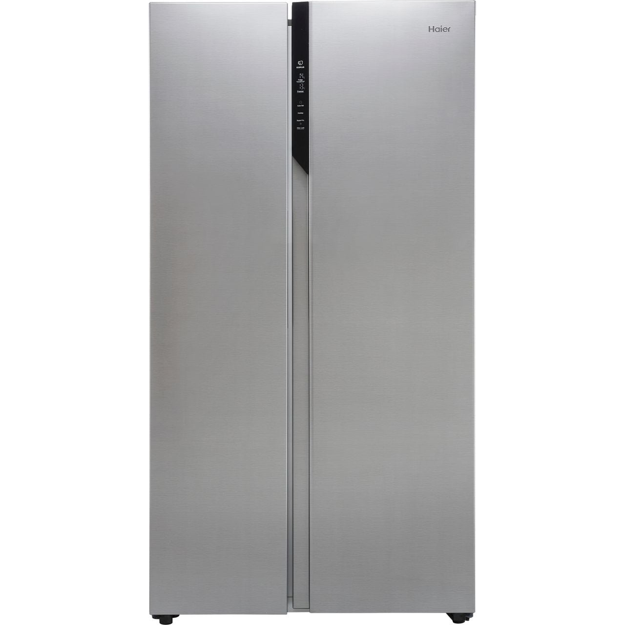 Haier HSR3918ENPG Total No Frost American Fridge Freezer – Silver – E Rated #405759