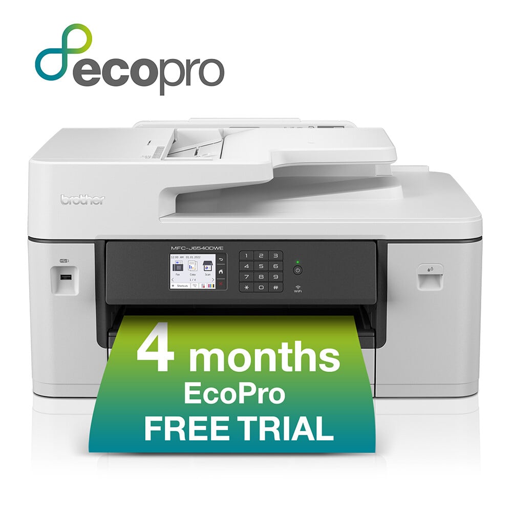 Brother EcoPro MFC-J6540DWE Wireless Inkjet Printer – White #404406