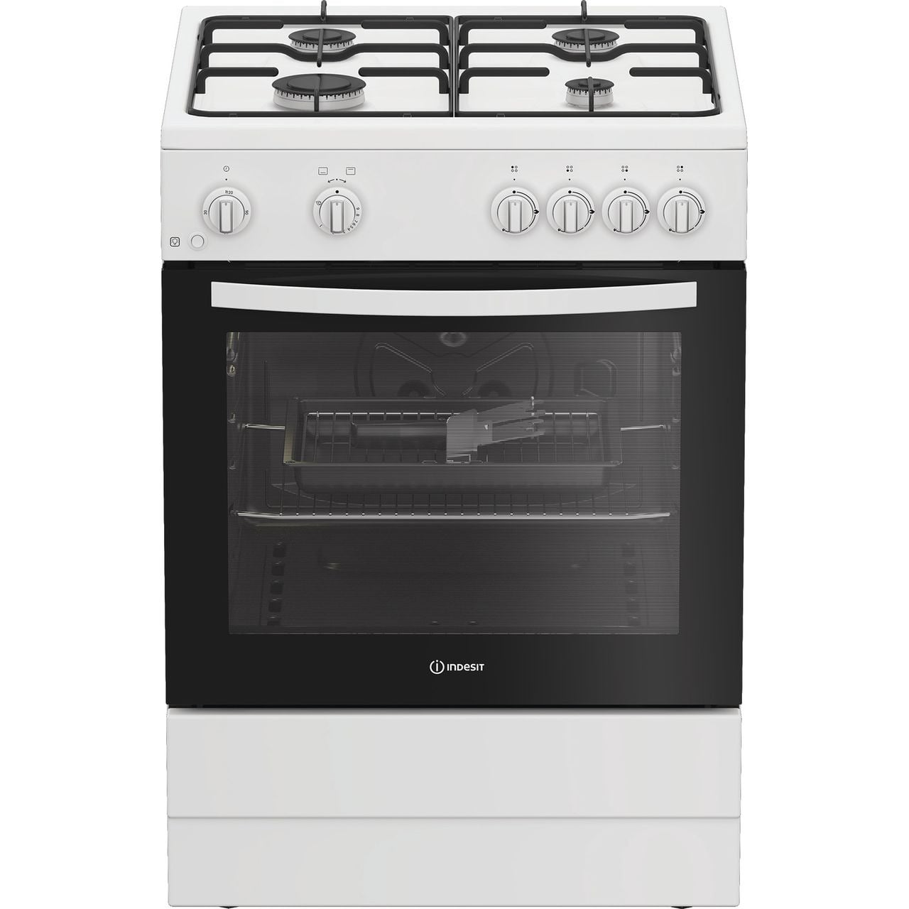 Indesit I6GGMMW/UK 60cm wide Single Oven Gas Cooker – White #403762