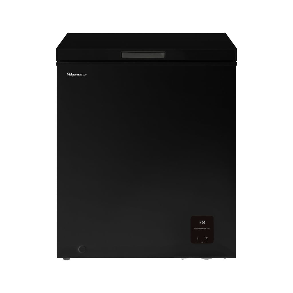 Fridgemaster MCF142EB Chest Freezer – Black – E Rated #404091