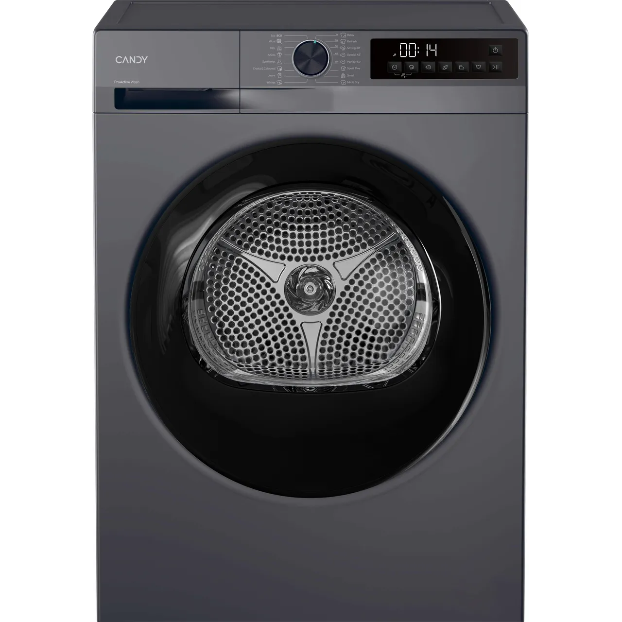 Candy Quick Pro GD 10N1BR-80 10Kg Heat Pump Tumble Dryer – Graphite – A+ Rated #407128