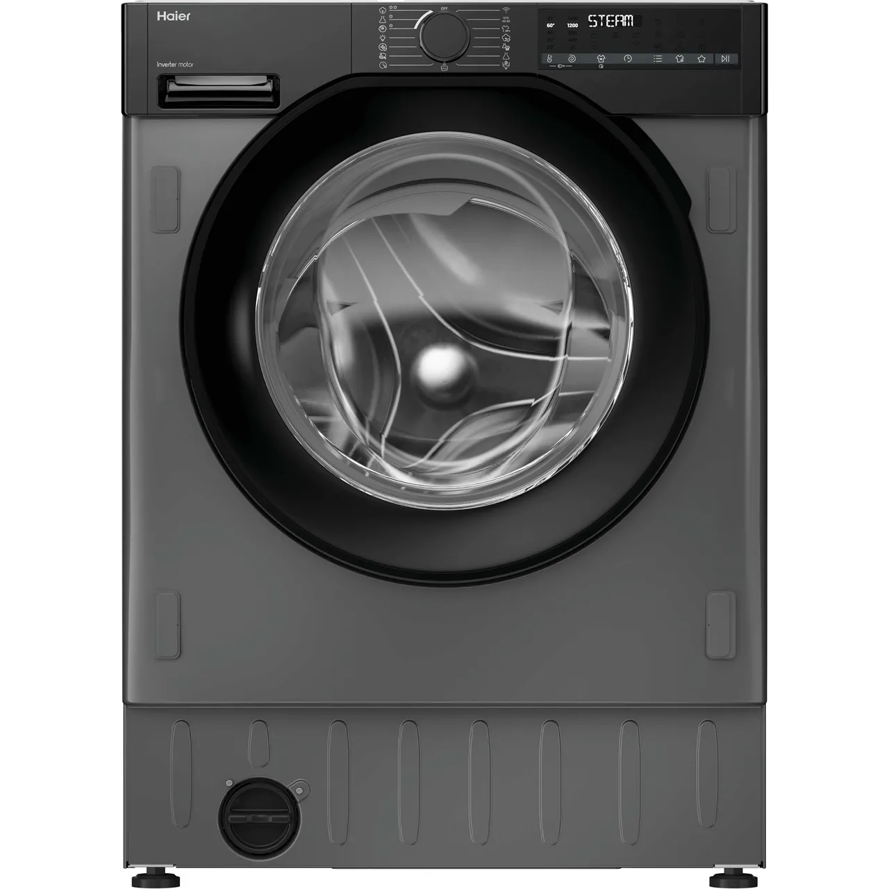 Haier Series 6 BHA6S696M6DB9R80 Wifi Connected Integrated 9Kg / 6Kg Washer Dryer with 1600 rpm – Graphite – D Rated [Wash&Dry], A Rated [Wash Only] #405943