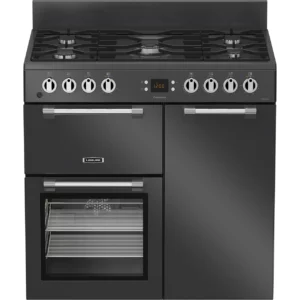 Leisure Cookmaster CK90F232T 90cm wide Dual Fuel Range Cooker with Gas Hob - Anthracite - A Rated #400608
