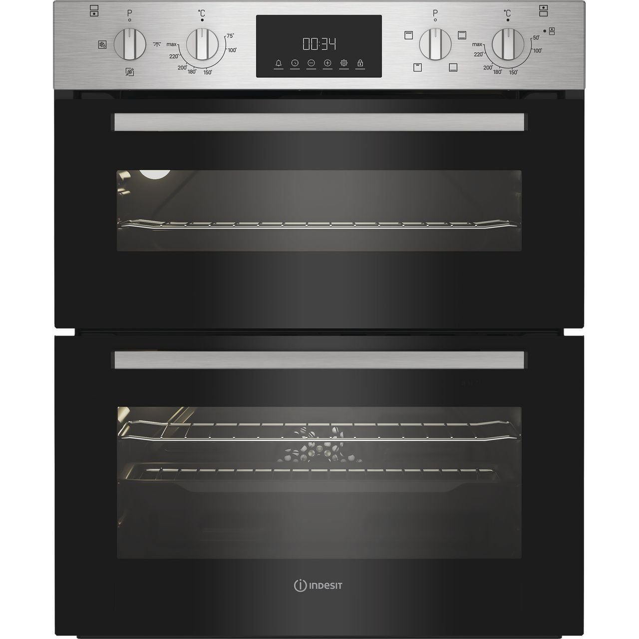 Indesit DUI 10D IX Built Under Electric Double Oven – Stainless Steel – A/A Rated #404761