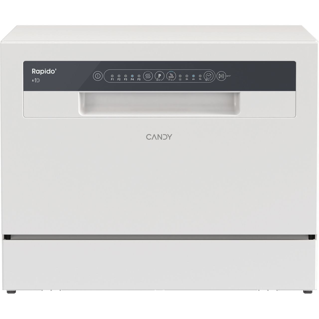 Candy RapidÓ CP 6E51LW-80 Table Top Dishwasher – White – E Rated #404884