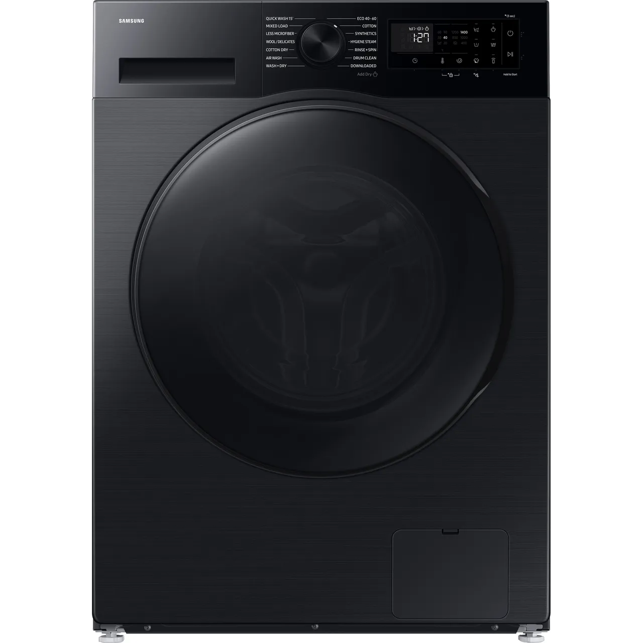 Samsung Series 5 AI Energy WD11DG5B15BB Wifi Connected 11Kg / 6Kg Washer Dryer with 1400 rpm – Black – D Rated [Wash&Dry], A Rated [Wash Only] #405637