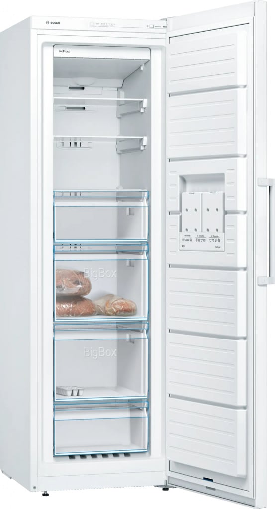 Bosch Series 4 GSN36VWEPG 186cm Frost Free Upright Freezer – White – E Rated #404424