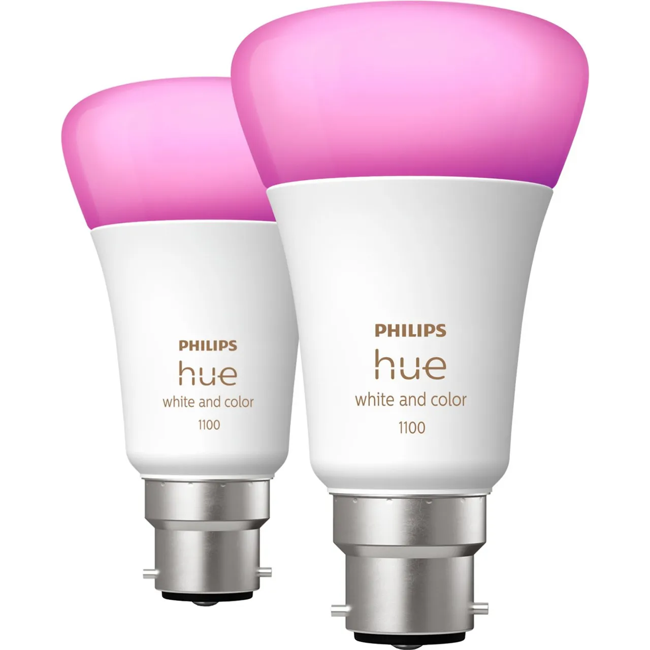 Philips Hue Ambiance White and Colour B22 Twin Pack #405709