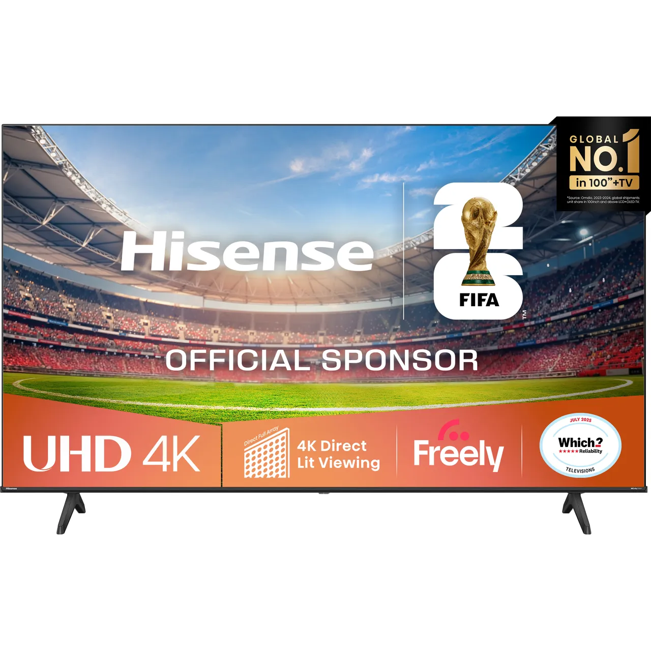 Hisense A6Q 55″ 4K Ultra HD Smart Freely TV [2025] – 55A6QTUK #404458