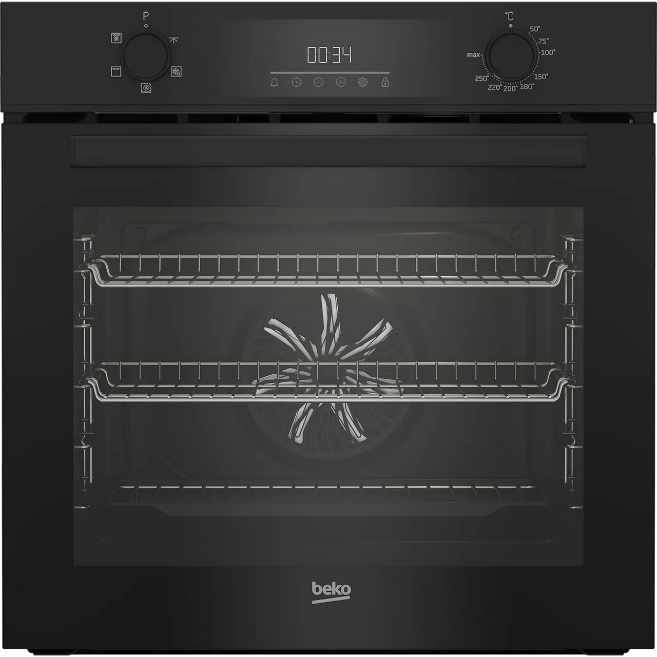 Beko AeroPerfect™ RecycledNet® BBIF22300B Built In Electric Single Oven – Black – A Rated #405531
