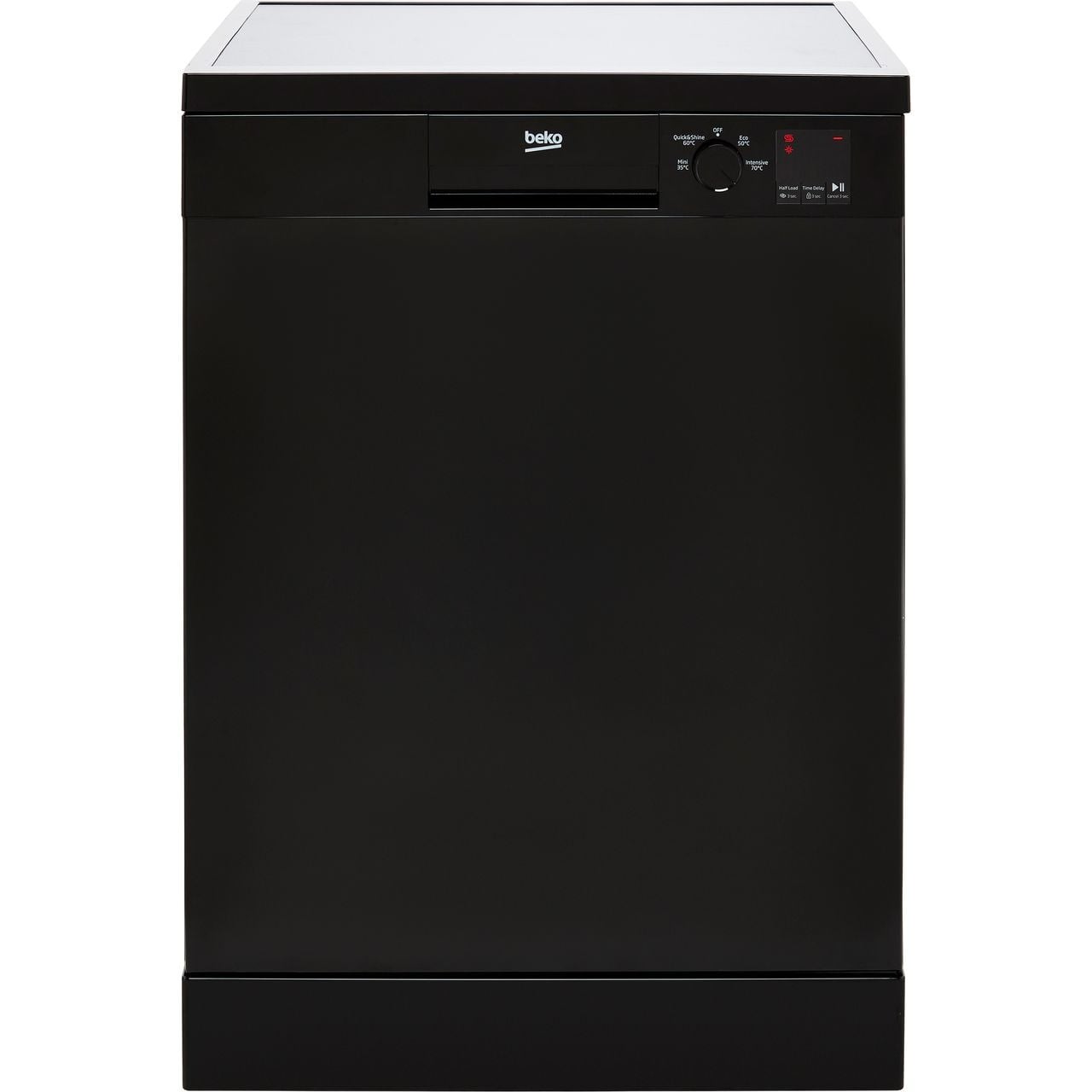 Beko DVN04320B Full Size Dishwasher – Black – E Rated #404822
