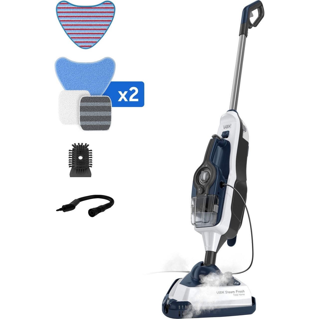 Vax Steam Fresh Total Home CDST-SFXT Steam Mop with up to 15 Minutes Run Time – Navy Blue #404970