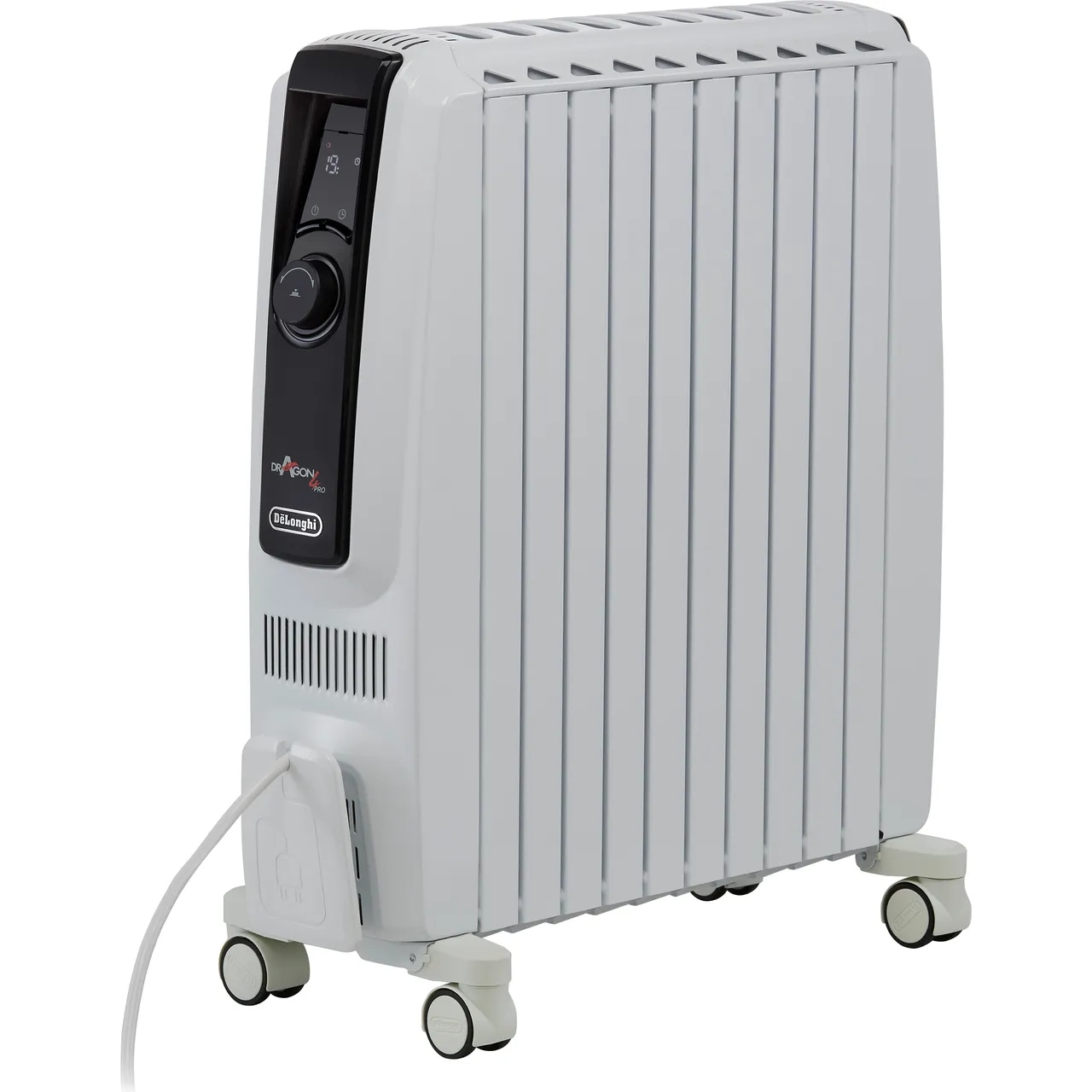 De’Longhi Dragon 4 Pro TRDX41025E Oil Filled Radiator 2500W – White #405818