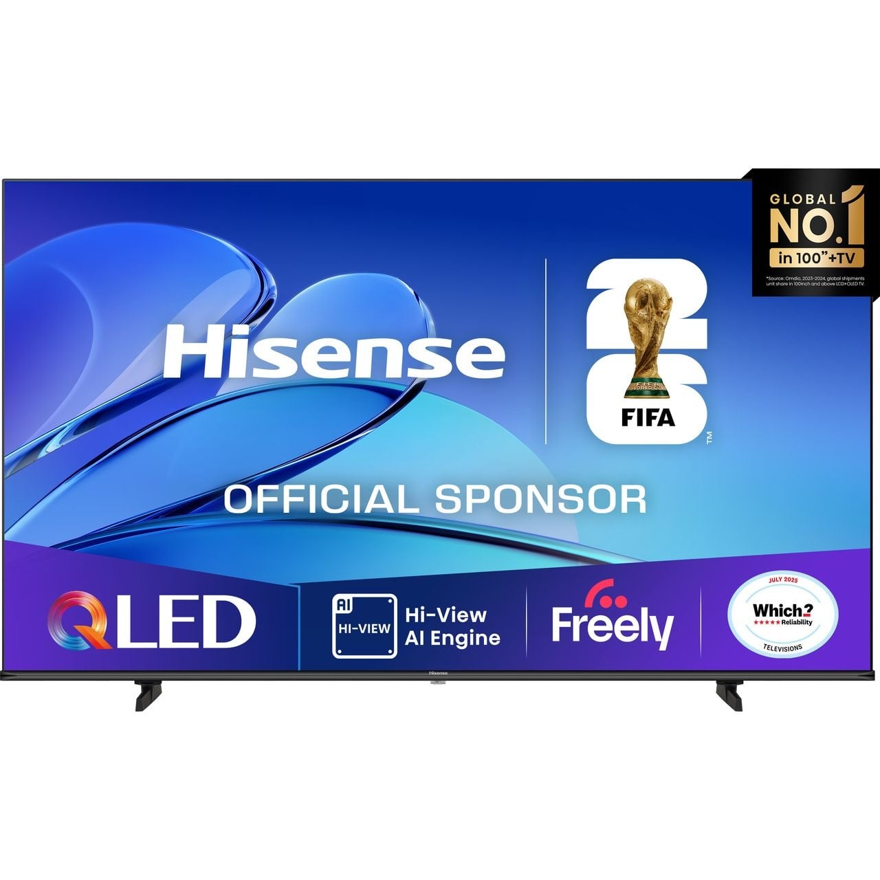 Hisense E7Q 75″ 4K Ultra HD QLED Smart Freely TV [2025] – 75E7QTUK #407510