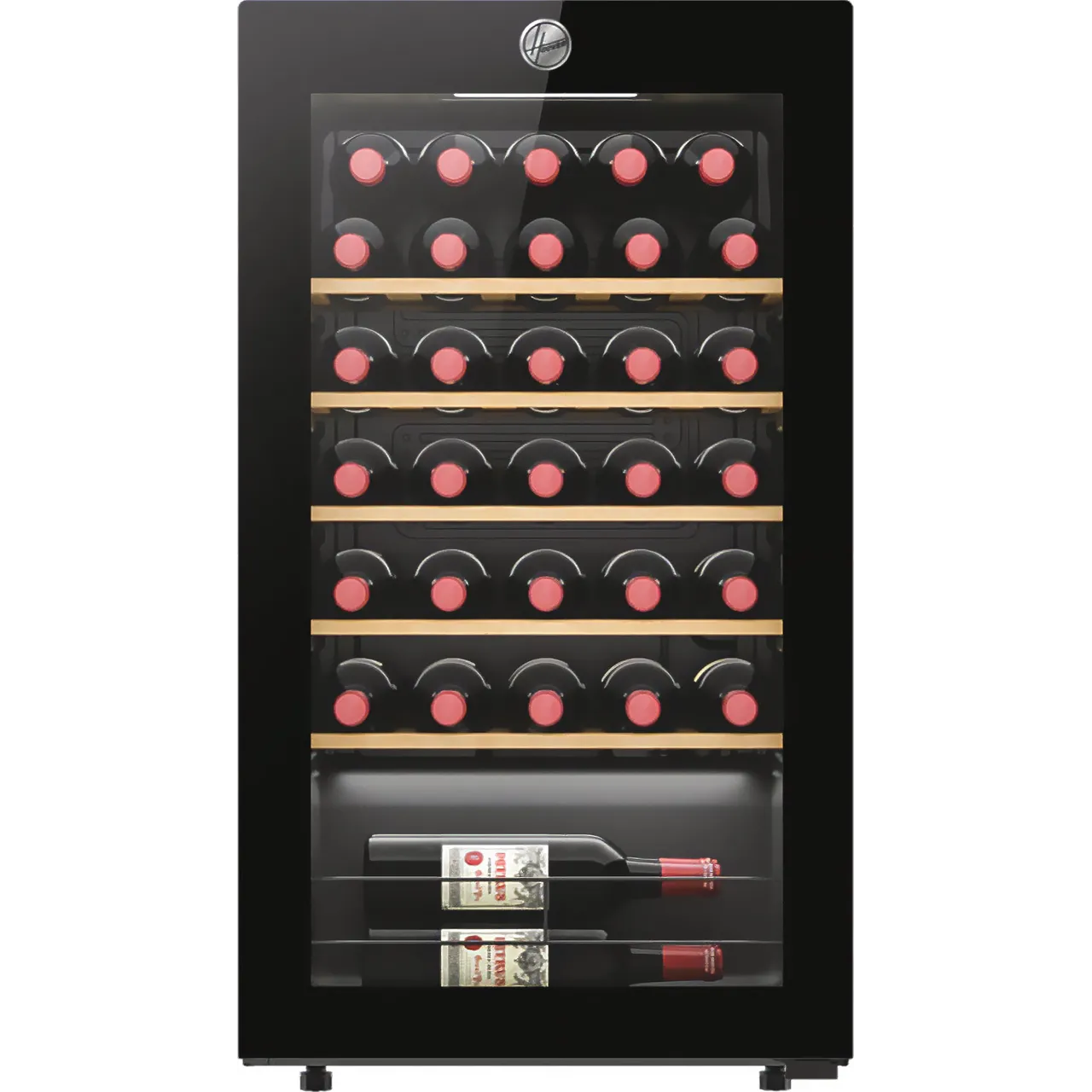 Hoover H-WINE 500 HOWC034K Wine Cooler – Black – G Rated #405731