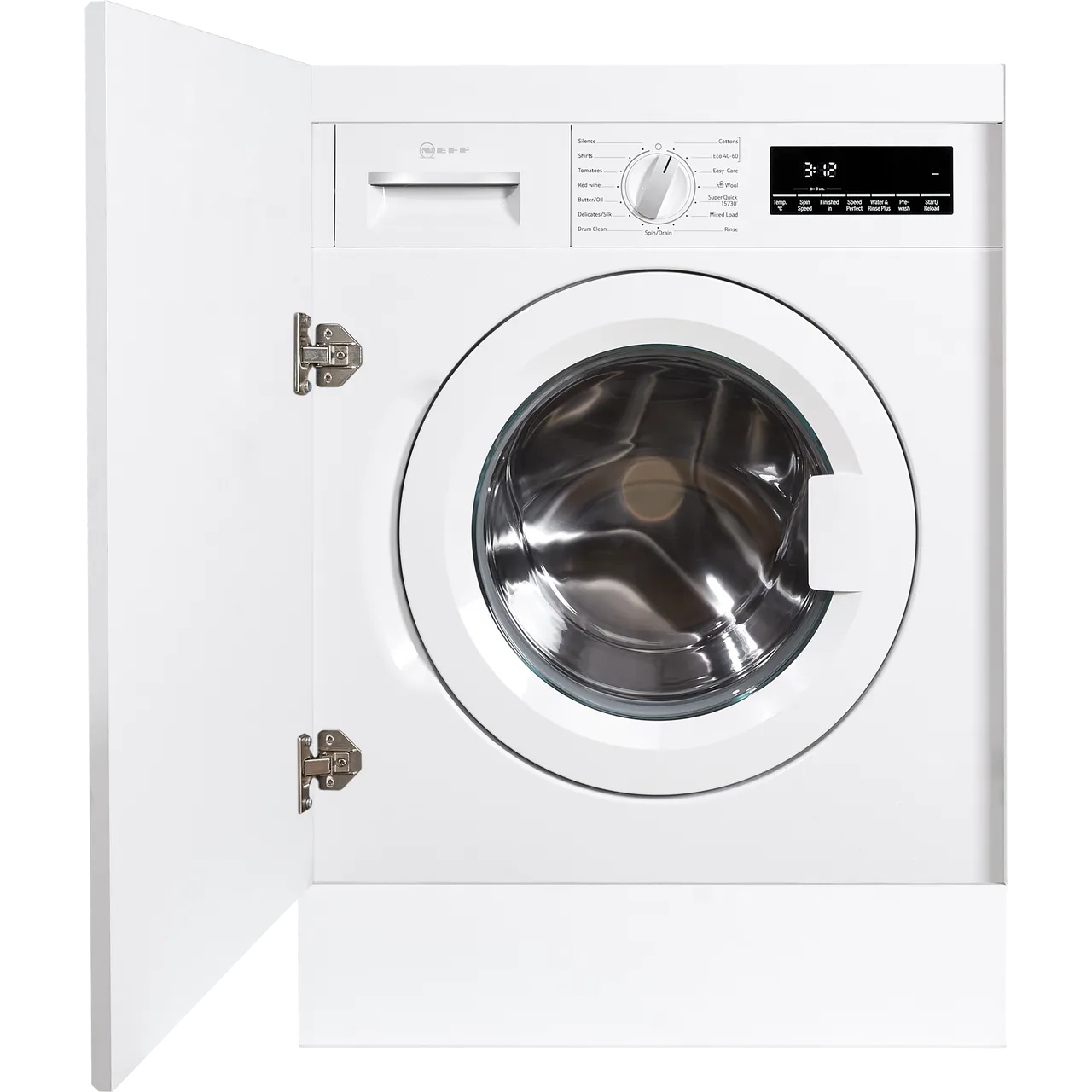 NEFF N70 W544BX2GB Integrated 8kg Washing Machine with 1400 rpm – White – C Rated #405650