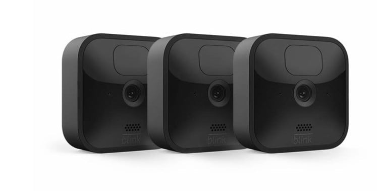 Blink Black Smart battery-powered IP camera, Pack of 3 (Scratched)  #405486