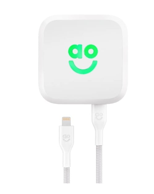 AO Lightning 45W GaN Charger with 2 ports – White #405976