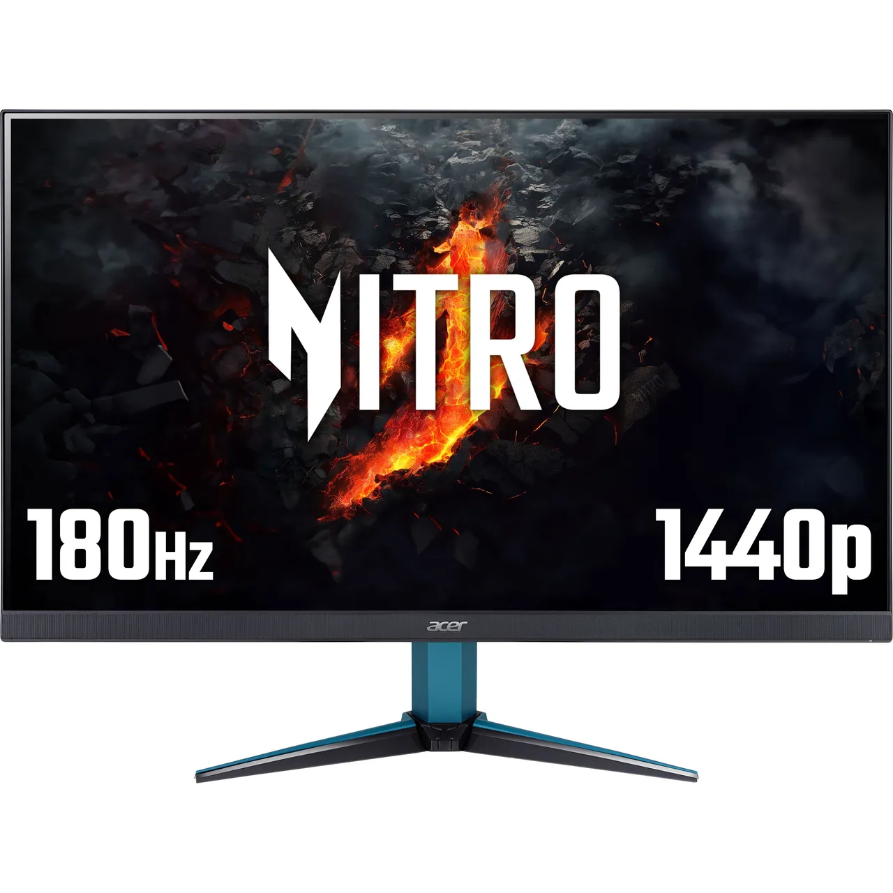 Acer Nitro VG272UV3bmiipx Wide Quad HD 180Hz Gaming Monitor with FreeSync Premium – Black #405320