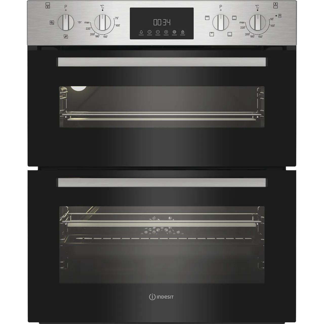Indesit DUI 12D IX Built Under Electric Double Oven – Stainless Steel – A/A Rated #405217