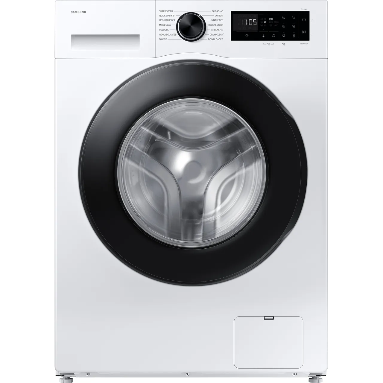 Samsung Series 5 AI Energy WW80FG5L32AEEU 8kg WiFi Connected Washing Machine with 1200 rpm – White – A Rated #406189
