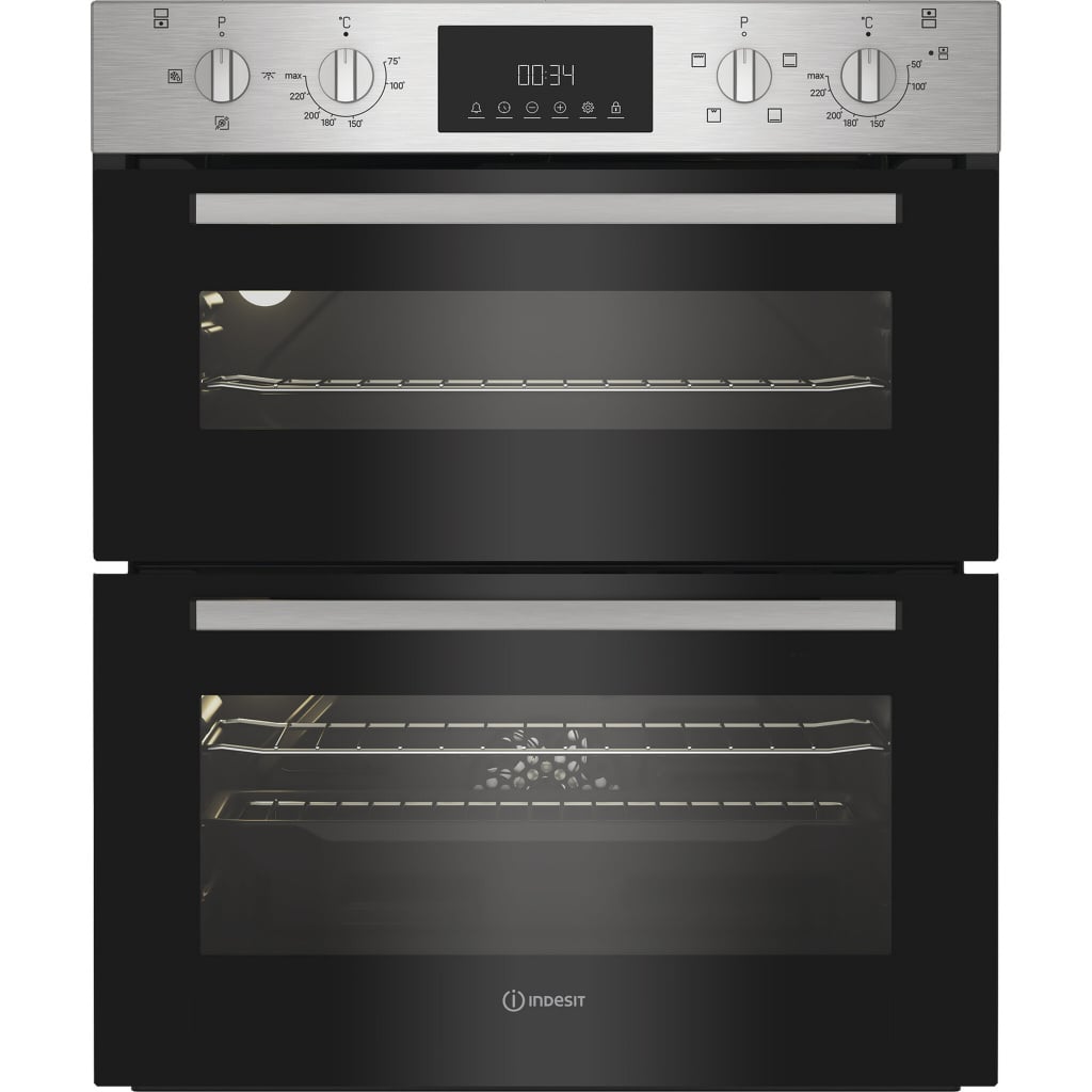 Indesit DUI 10D IX Built Under Electric Double Oven – Stainless Steel – A/A Rated #404761