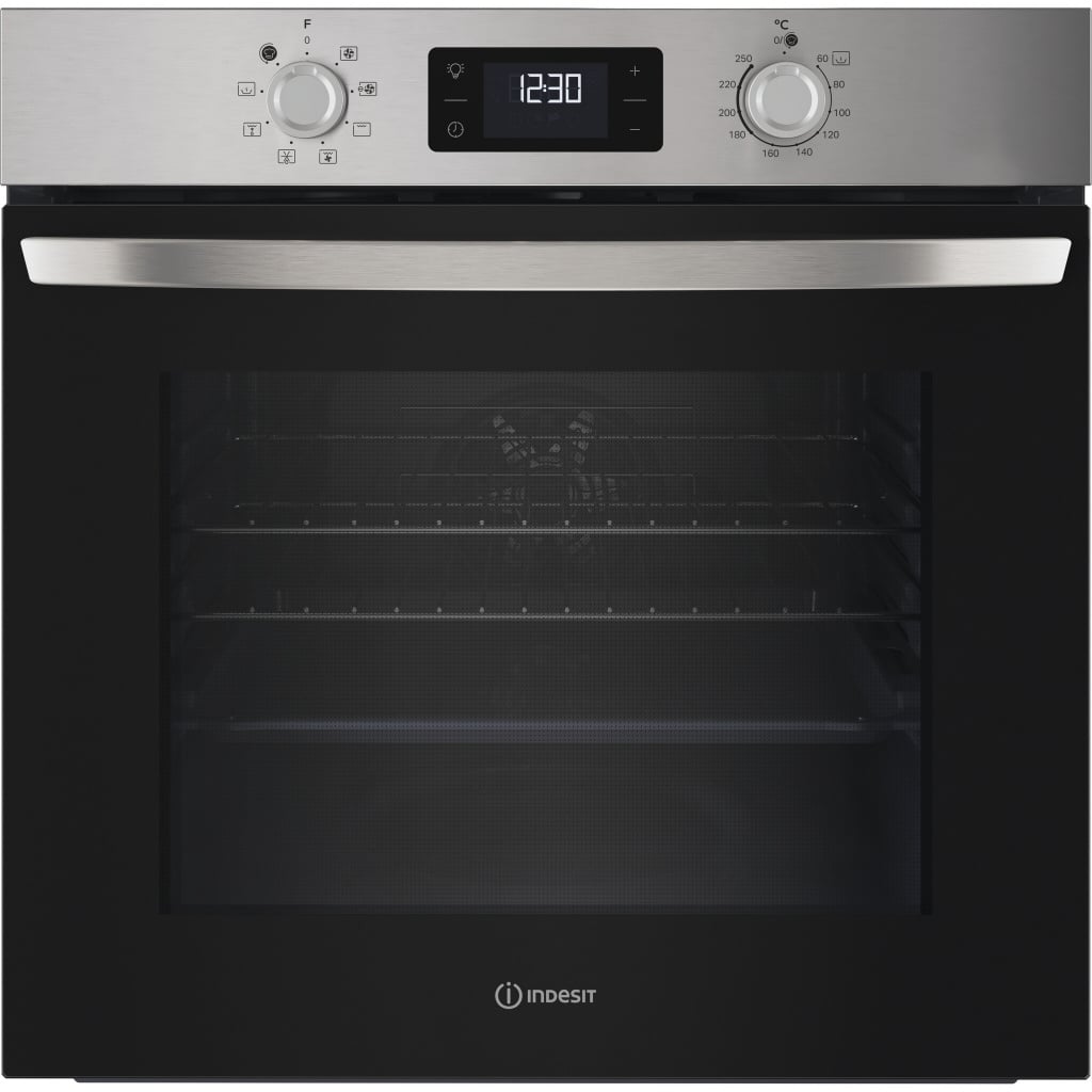 Indesit Turn&Go IO 253 X UK Built In Electric Single Oven – Stainless Steel – A Rated #407473