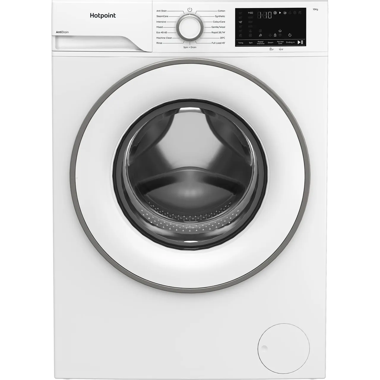 Hotpoint Anti-Stain H 101 ANTI STAIN UK 10kg Washing Machine with 1400 rpm – White – A Rated #408319