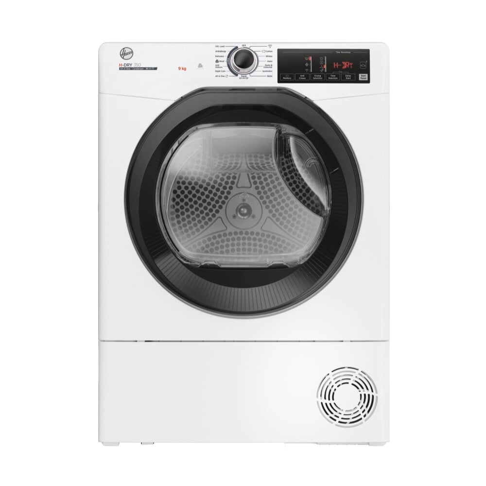 Hoover H-DRY 350 HRE C9TBE-80 Wifi Connected 9Kg Condenser Tumble Dryer – White – B Rated #406199