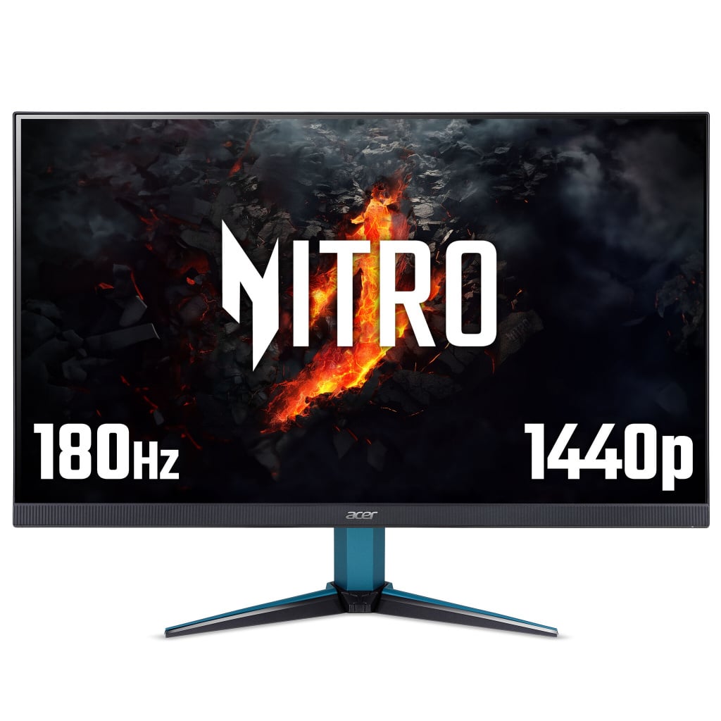 Acer Nitro VG272UV3bmiipx Wide Quad HD 180Hz Gaming Monitor with FreeSync Premium – Black #405320