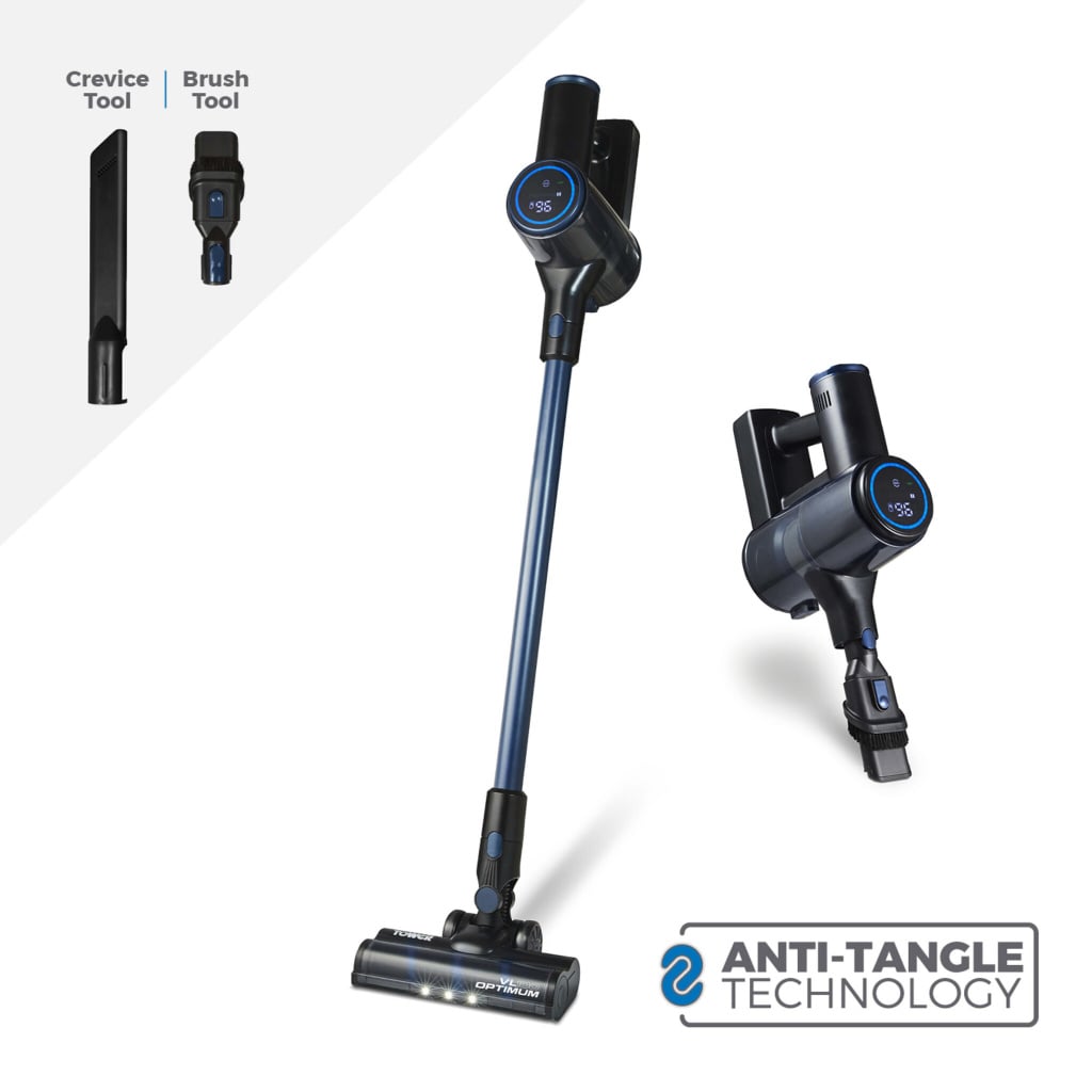 Tower VL100 Cordless Vacuum Cleaner with up to 60 Minutes Run Time – Blue / Black – T513012AT #406470