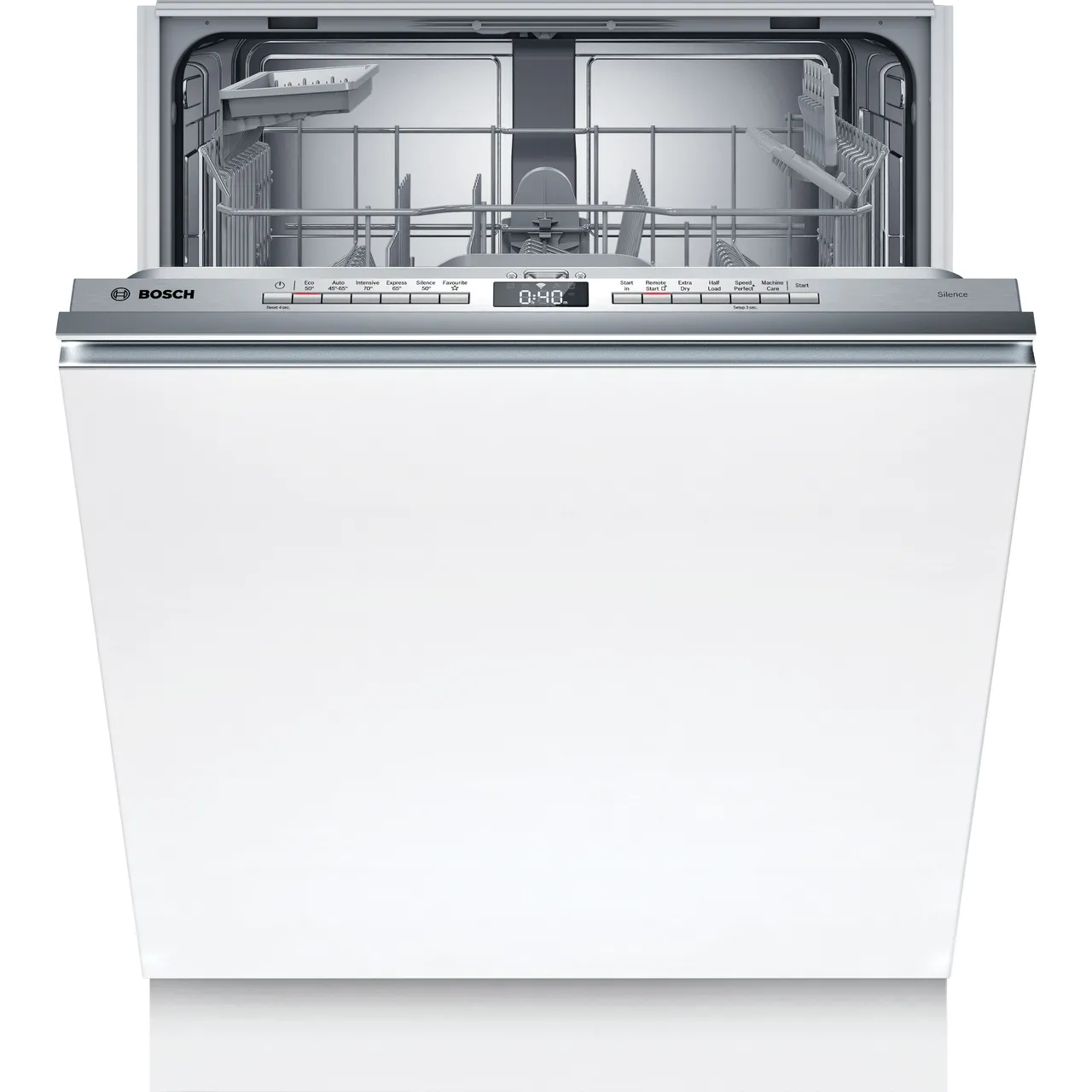 Bosch Series 4 SMH4HTX11G Fully Integrated Full Size Dishwasher – Silver Control Panel with Sliding Kit – C Rated #406962
