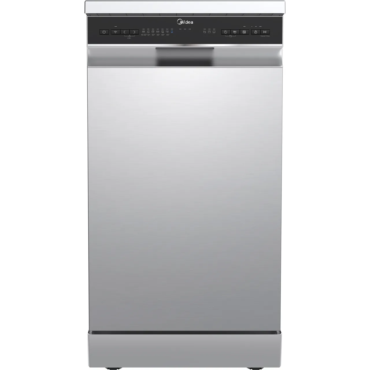 Midea MDWEF1034D(SS)-WG-UK Wifi Connected Slimline Dishwasher – Stainless Steel – C Rated #406063