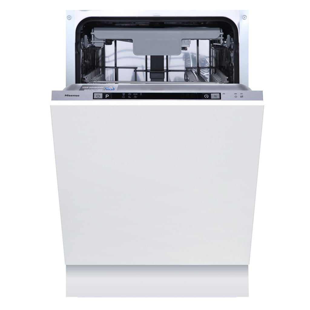 Hisense HV523E15UK Fully Integrated Slimline Dishwasher – Silver Control Panel with Fixed Door Hinge Kit – E Rated #405517