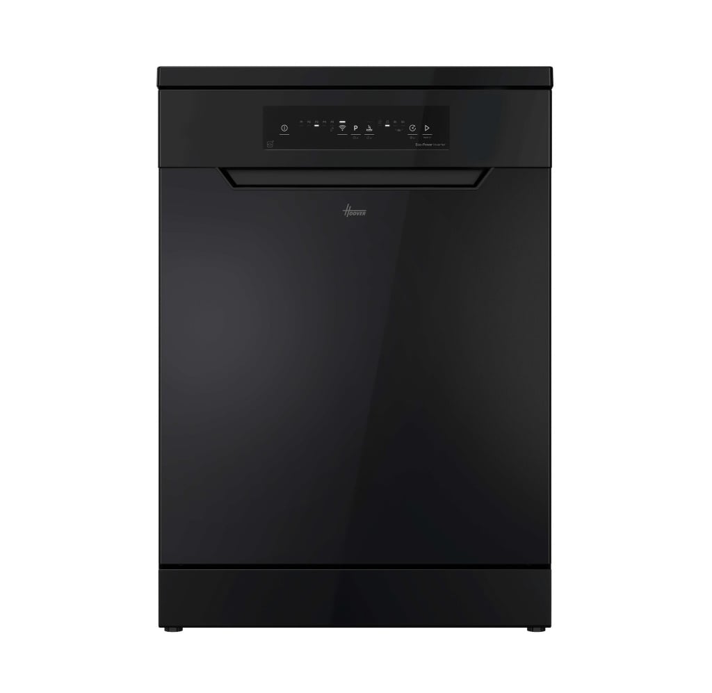 Hoover H-DISH 300 HF3C7L0B Wifi Connected Full Size Dishwasher – Black – C Rated #406973