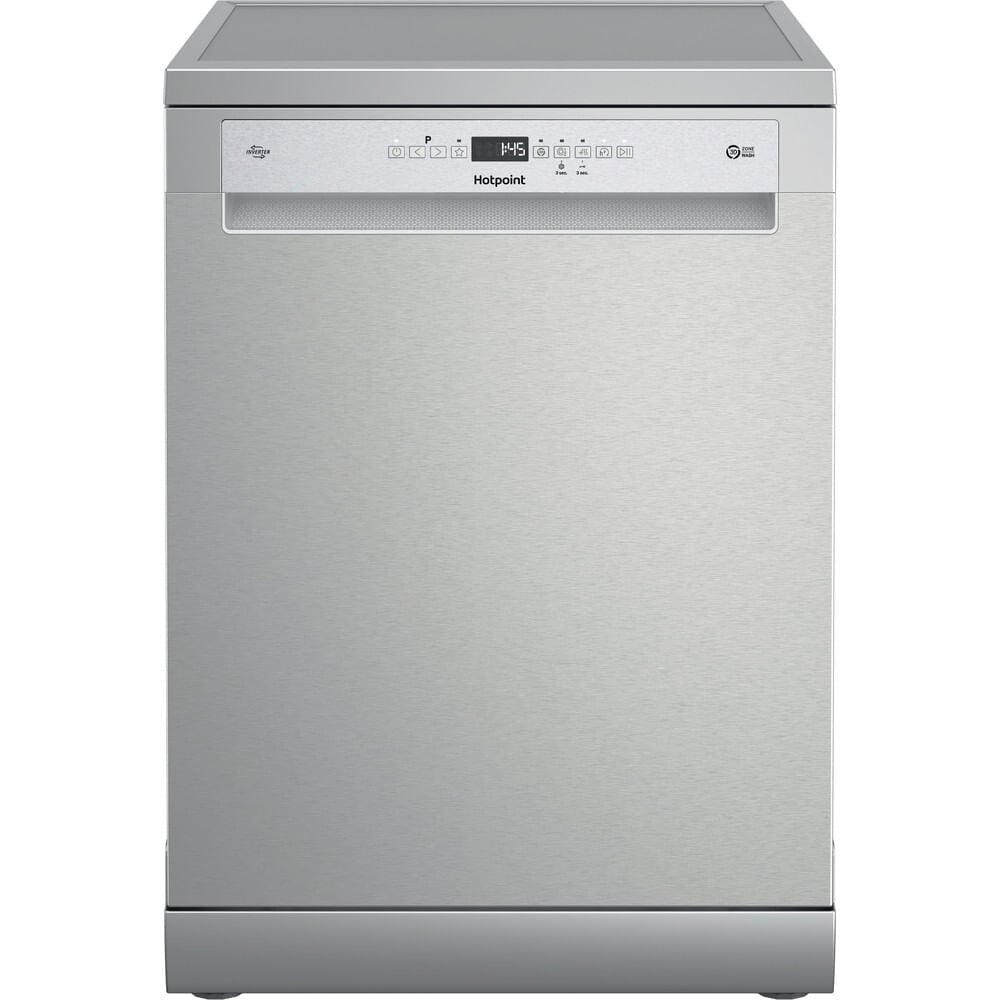Hotpoint H7FHP43XUK Full Size Dishwasher – Stainless Steel – C Rated #408036