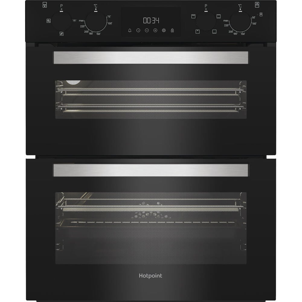 Hotpoint DUH 10D B Built Under Electric Double Oven – Black – A Rated #406454