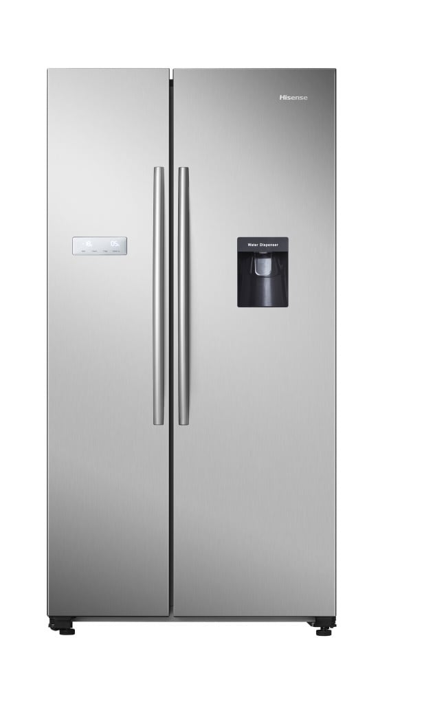 Hisense RS741N4WCE Non-Plumbed Total No Frost American Fridge Freezer – Stainless Steel – E Rated #406074
