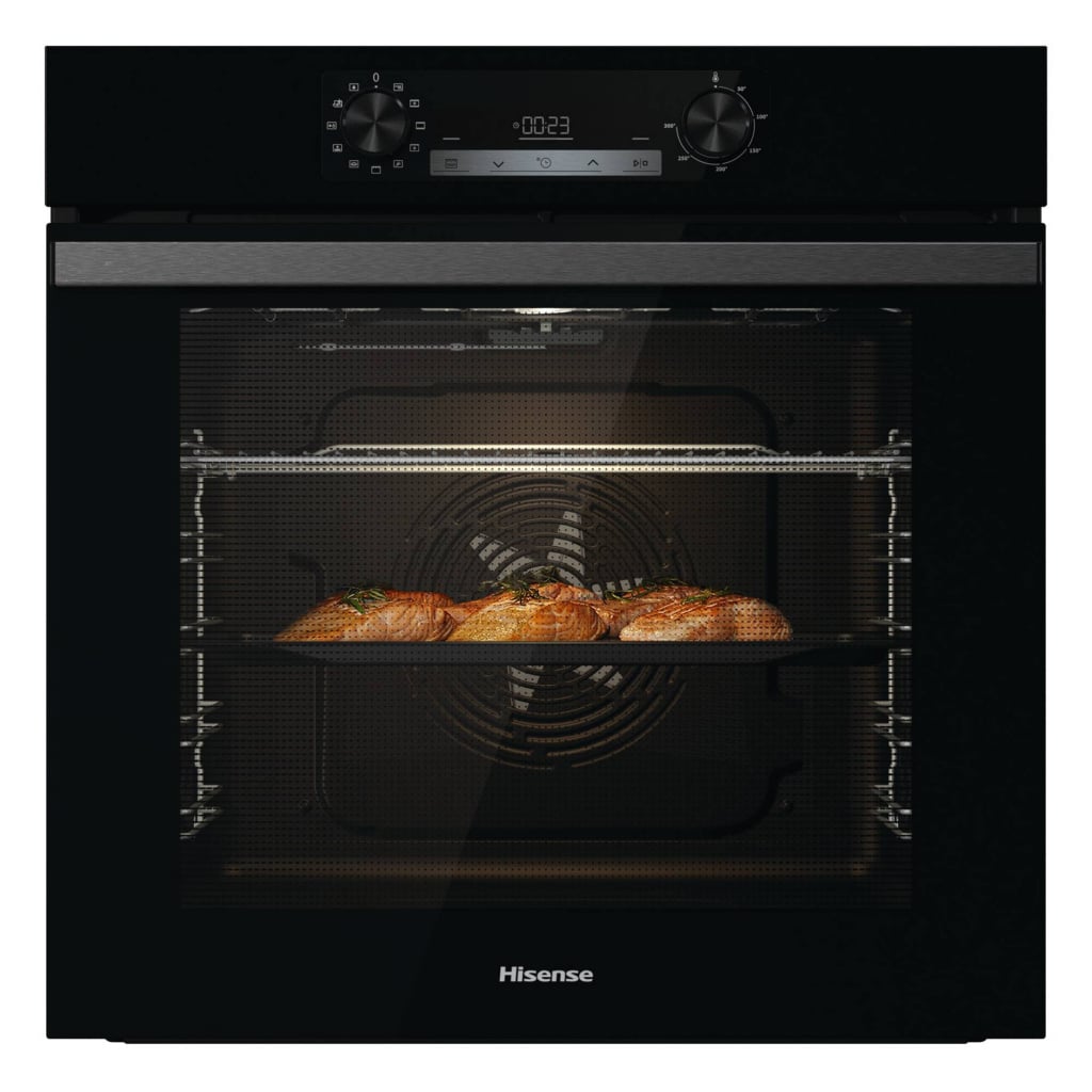 Hisense BI64211PB Built In Electric Single Oven with Pyrolytic Cleaning – Black – A+ Rated #405338