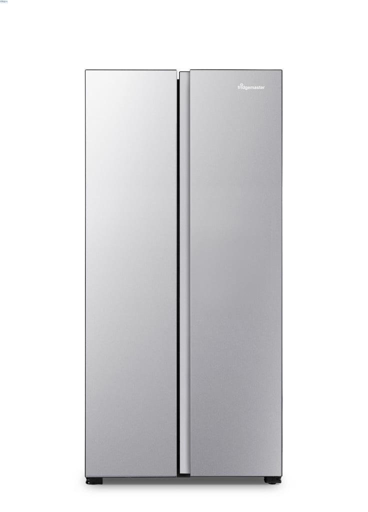 Fridgemaster MS83430ES Total No Frost American Fridge Freezer – Silver – E Rated #406725