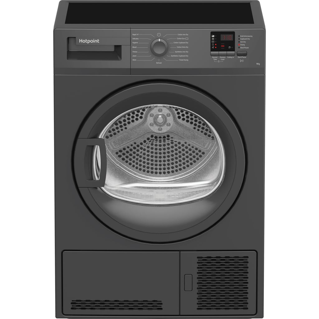 Hotpoint C HD C92 GGGD UK 9Kg Condenser Tumble Dryer – Anthracite – B Rated #406252