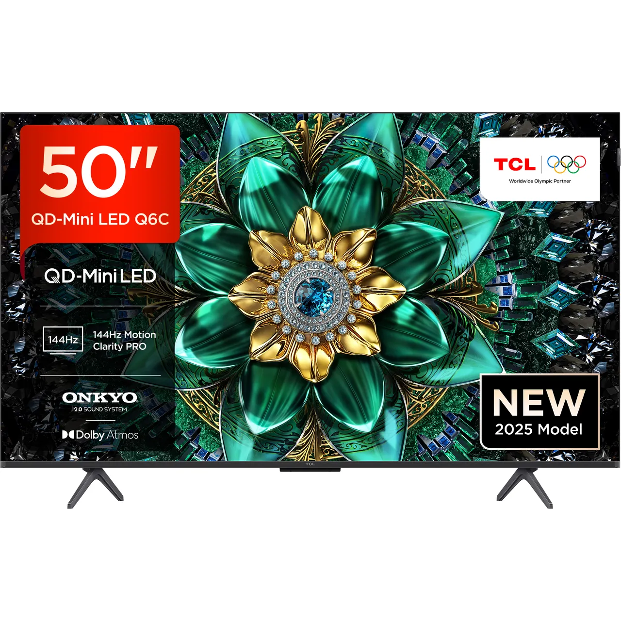 TCL Q6C 50″ 4K Ultra HD QLED Smart Google TV [2025] – 50Q6C-UK #406859